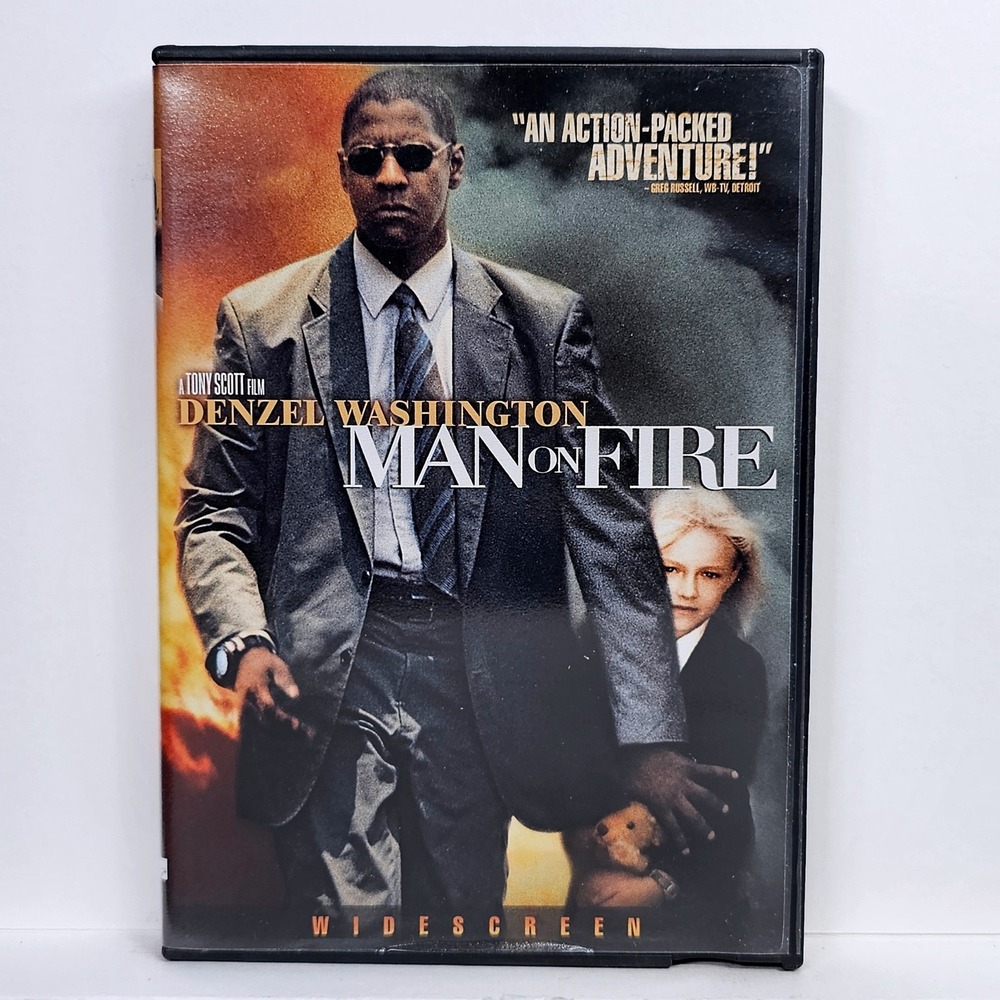 20th Century Fox Man‎ on Fire DVD Denzel Washington Widescreen Action Thriller